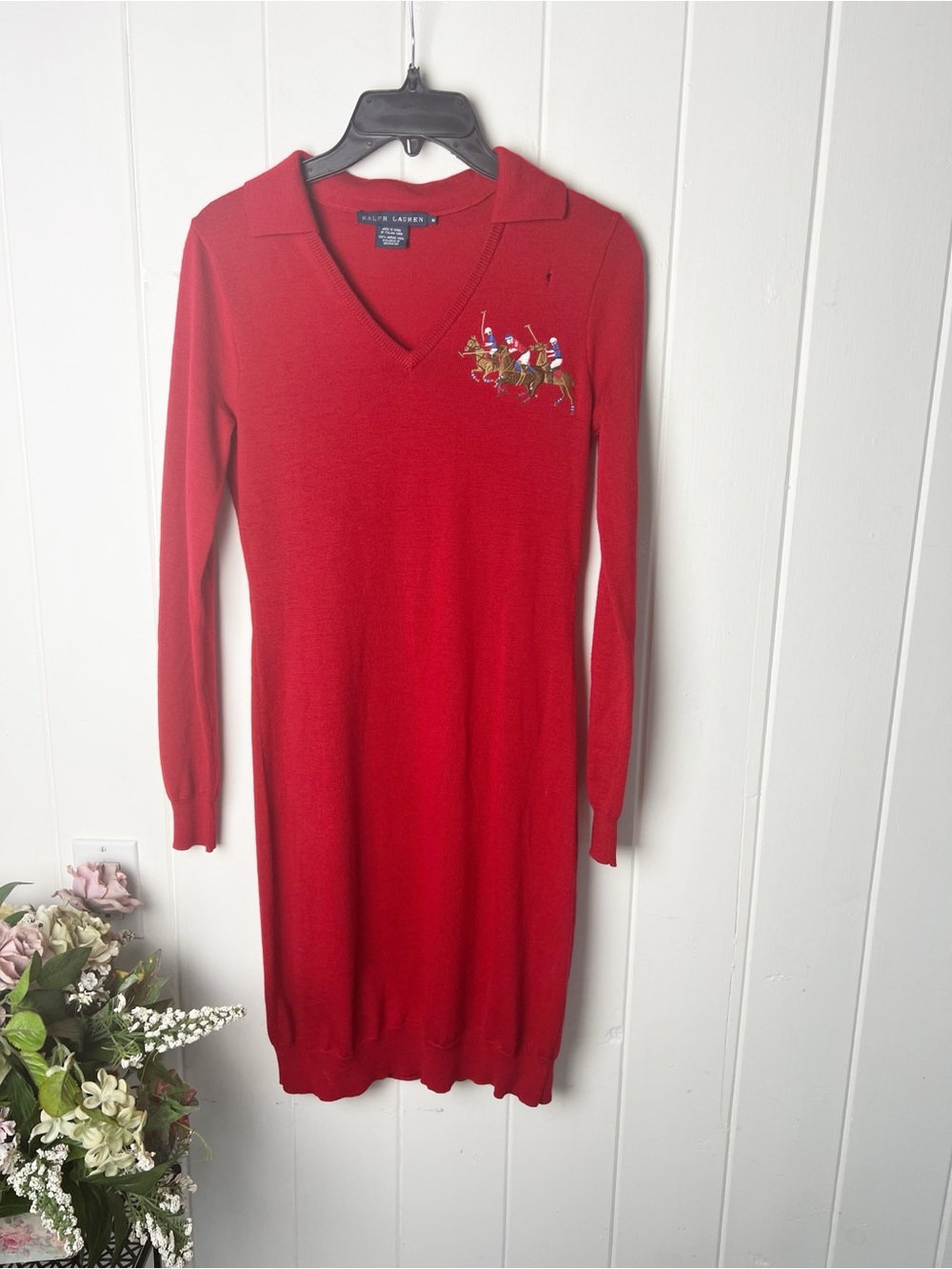 Ralph Lauren Blue Label Vintage Equestrian
Sweater Dress